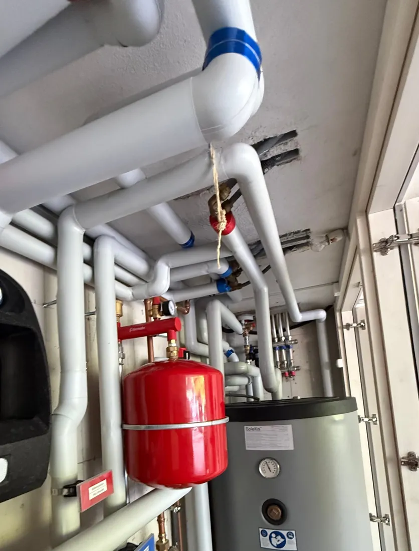 Boiler de 400 litres et tampon de 200 litres